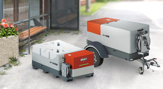 Innovatives Heißwasser-Unkrautbekämpfungssystem 